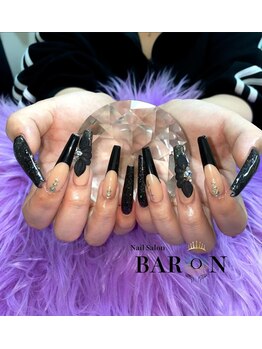 バロン 池袋店(BARON)/シンプル☆黒フレンチ