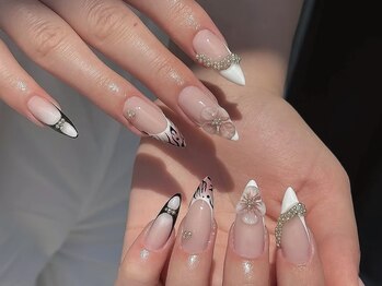 海外風人気ハワイ持ち込みネイル