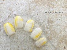 マリーネイルズ 表参道店(MARIE NAILS)/定額¥8800 手描きチェック 0724d
