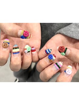 手描きアートが得意なサロン