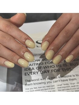 パステルイエローワンカラー