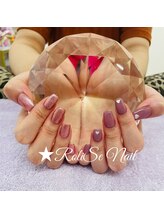ロリーゼ(RoliSe)/ワンカラーアシメネイル