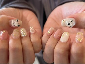 ラフィーユ(La feuille)/クリスマスネイル