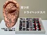 《話題の耳ツボジュエリー6点★》人気No.1ドライヘッドスパ70分（施術60分）