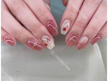 ココナッツネイル/春ネイル
