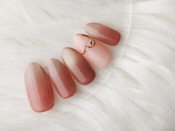 ヴァンネイル(VINGT NAIL nail&eye beauty)/さりげなく可愛いピンクネイル