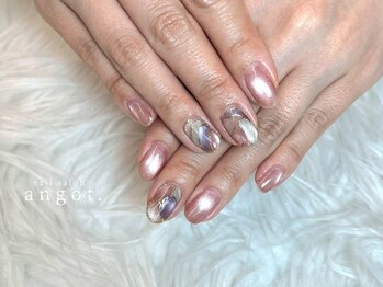 アンガット(angot.)/ぷっくりステンドグラスネイル