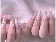 エムズ ネイルサロン(M2)/ピンククロムハーツ