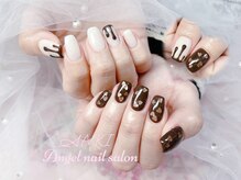 エンジェルネイルサロン(Angel nail salon)/チョコレートソースXハートXラメ