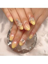 ネイルサロンEUB/イエロー×グラデーション