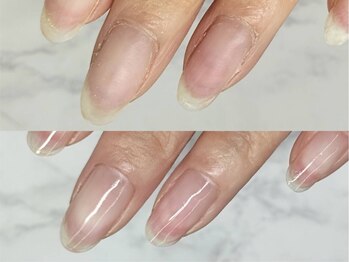 エヌエーブランカ 東白楽店(n.a.blanca)の写真/全メニューケア付き◎優しく丁寧な甘皮ケアで健康的な美しい爪へ♪モチも格段にUP◎ネイルケアのみも大歓迎