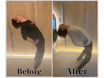 整体ラルース 中目黒(LALUZ)/30代 男性 猫背、腰痛改善