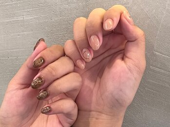 シーセブンビューティ(ccccccc b.)/brown × beige