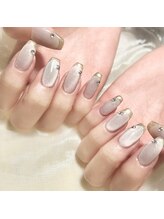 トランスモード ネイル/ミラーフレンチ￥8800