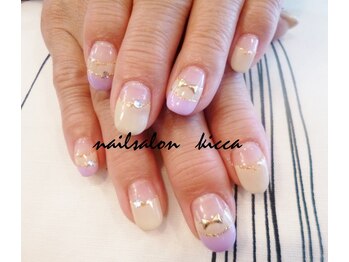 キッカ(kicca)/・。・　リボンネイル　・。・