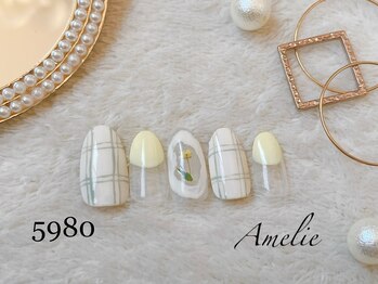 アメリ(Amelie)/春/フラワー/チェック