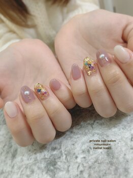 プライベート ネイルサロン マーマ(murmur)/ドライフラワーネイル