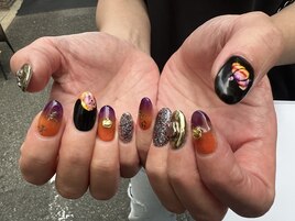 ハロウィンネイル2