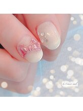 チャコネイル(chaco-nail)/ピンクリボンネイル
