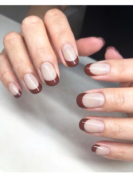 マグネットワンカラー+フレンチ