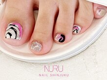 ヌル ネイル 堀江(NURU NAIL HORIE)/個性派/韓国ネイル/モードネイル