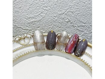 ハーティーネイル 自由が丘南口店(heartynail)/アースカラー/くすみカラー