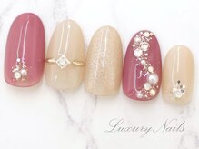 ラグジュアリーネイルズ アカバネ(Luxury Nails Akabane)/キラキラ*リングネイル
