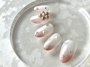 ブレスネイル(brace Nail)/春マグネットアートネイル