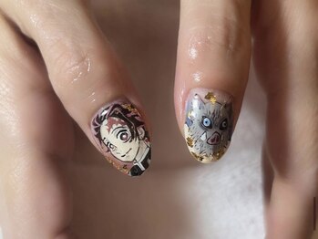 エムスリーネイル(m Three nail)/特殊手描きアートネイル