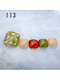 フットネイル：No.113