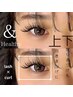 最新技術 LEDマツエク×&Healthy フラット120本×ラッシュリフト 
