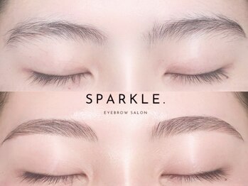 スパークル 恵比寿(SPARKLE.)の写真/【累計15,000名の施術実績有り】顔の輪郭・骨格/目元の幅・形・大きさ/自眉毛の特徴を活かした黄金比率眉に
