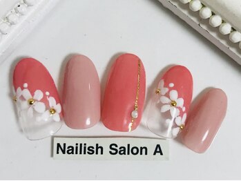 ネイリッシュサロン エー(Nailish Salon A)/フレンチフラワー