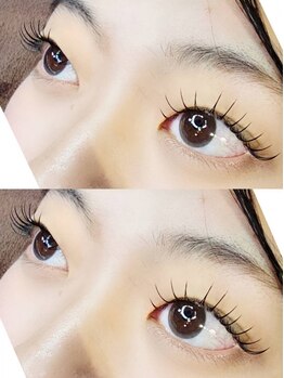 ココラッシュ 新宿西口店(cocolash)の写真/ナチュラルなボリューム感で目ヂカラUP★自まつ毛が弱い方/細い方でも大丈夫♪3Dボリュームラッシュが人気!