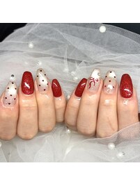 クリスマスネイル