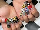 海外アートフレンチネイル