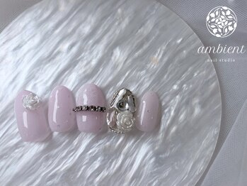 ネイルスタジオ アンビエント 表町店(Nail Studio ambient)/定額プレミアムアート【4月】