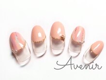 アヴィニール 表参道(Avenir)/パステルレインボー　ネイル