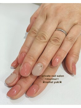 プライベート ネイルサロン マーマ(murmur)/シンプルデザイン