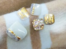 ネイルサロン シェル(Nail Salon SHELL)/定額フットBコース ¥7200