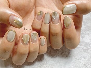 アイネイルズ 渋谷店(I nails)/ホワイトニュアンス￥9480