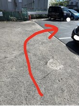 アイラッシュサロン ラベラージュ 江曽島店(La belle age)/駐車場までのご案内2