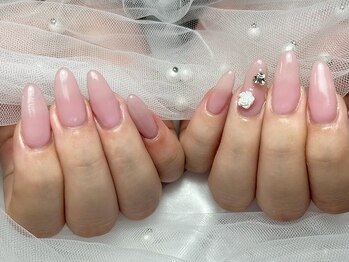 プティ アイビューティ 北浜店(peTiT eyebeauty)/ワンカラー　薔薇パーツ