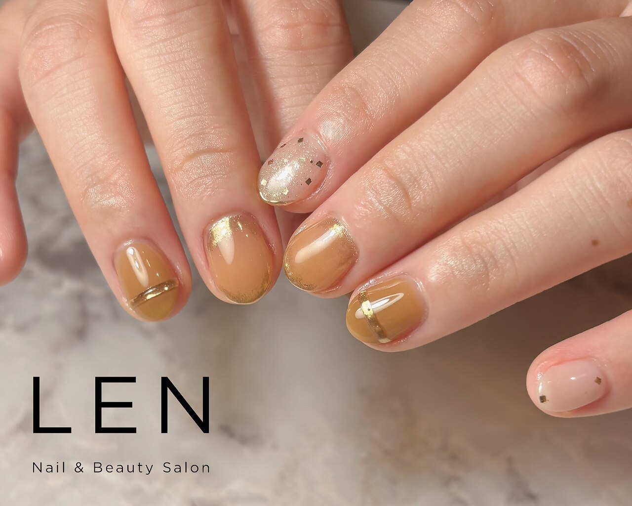 2025年-2026年冬トレンド】キャメルのネイルデザイン集｜人気順｜2