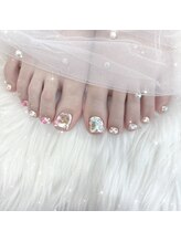 マリンネイル 麻布十番(Marin nail)/フット秋ネイル/秋ネイル