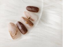 ヴァンネイル(VINGT NAIL nail&eye beauty)/大人カッコイイニュアンスネイル