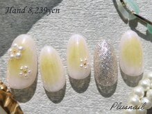 プラスネイル 銀座中央通り店(PLUS NAIL)/(3463)フラワー×チークネイル