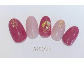 ミューズ MUSE 四街道大日店/大人女子くすみスモーキーピンク