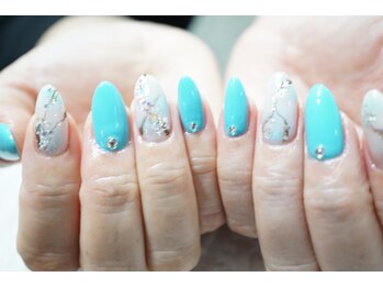 ネイル シスター(nail sister)/ターコイズ大理石