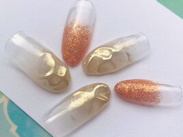 凸凹ミラーグラデ